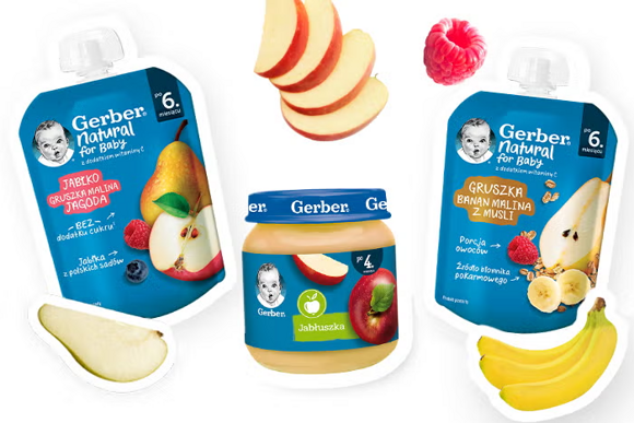 Deserki w tubkach Gerber Deserki w tubkach Gerber
