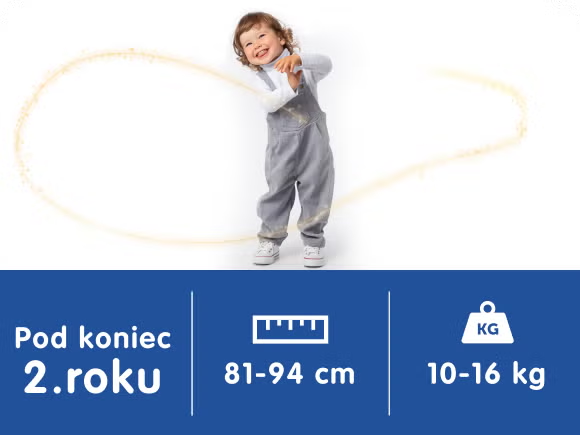 Uśmiechnięty dwuletni maluszek Uśmiechnięty dwuletni maluszek