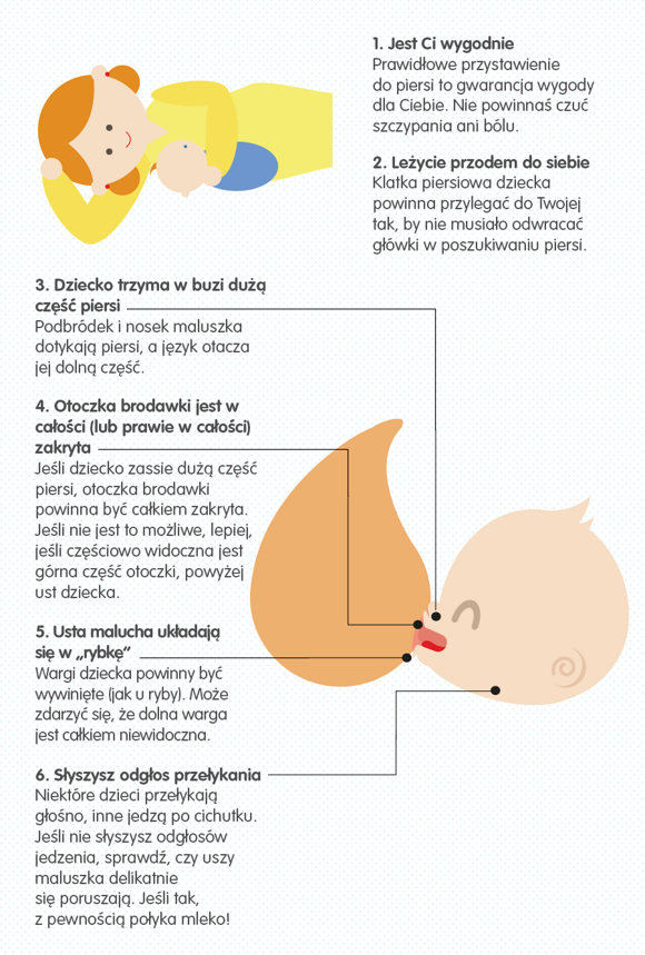 Karmienie piersią – oznaki prawidłowego przystawienia Karmienie piersią – oznaki prawidłowego przystawienia