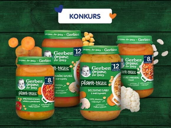 Posiłki Gerber Organic Plant-tastic