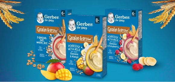 Poznaj wszystkie produkty z linii Gerber Grain&grow Poznaj wszystkie produkty z linii Gerber Grain&grow
