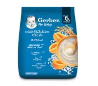 Gerber Kaszka bezmleczna ryżowa Morela Gerber Kaszka bezmleczna ryżowa Morela