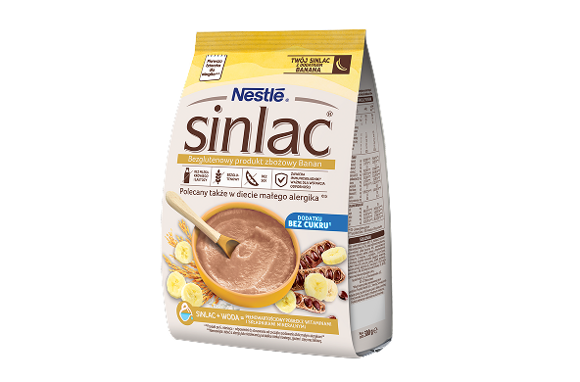 Ankieta po testowaniu Nestlé Sinlac Banan