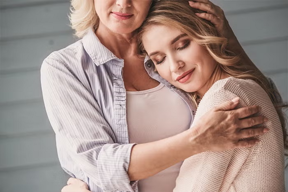 mama z dorosłą córką mama z dorosłą córką