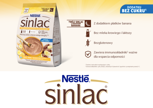 Benefity Nestle Sinlac Banan