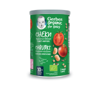 Gerber Organic Nutri Puffs Chrupki pszenno-owsiane Pomidor Marchewka Gerber Organic Nutri Puffs Chrupki pszenno-owsiane Pomidor Marchewka