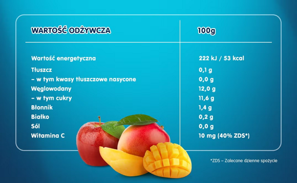 Tabela wartości odżywczych i składniki produktu Tabela wartości odżywczych i składniki produktu
