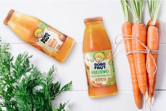 juice bobo frut on the table juice bobo frut on the table