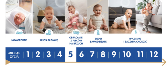 suwak wieku dziecka - 5. miesiąc suwak wieku dziecka - 5. miesiąc