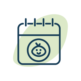 Kalendarz rozwoju dziecka ikonka
