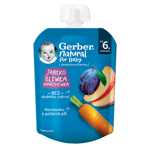 Gerber Deserek jabłko śliwka marchewka