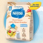 Nestlé Kaszka mleczno-ryżowa Jabłko Banan Gruszka