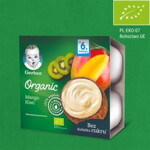 Gerber Organic Deserek mango, kiwi z musem kokosowym