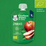 Gerber Organic deserek w tubce jabłko