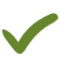 Ikona przedstawia symbol potwierdzenia